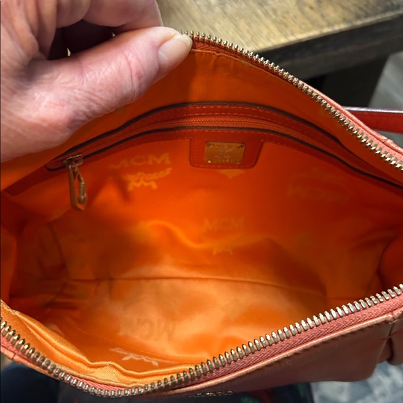 MCM Mini Hobo Leather Shoulder/Crossbody Bag Pre-Loved. Comes With COA - Picture 7 of 13